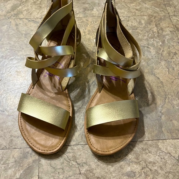 Blowfish (brand) Gold flat sandals - Picture 6 of 6